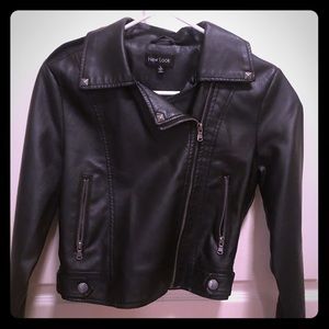 Faux leather jacket